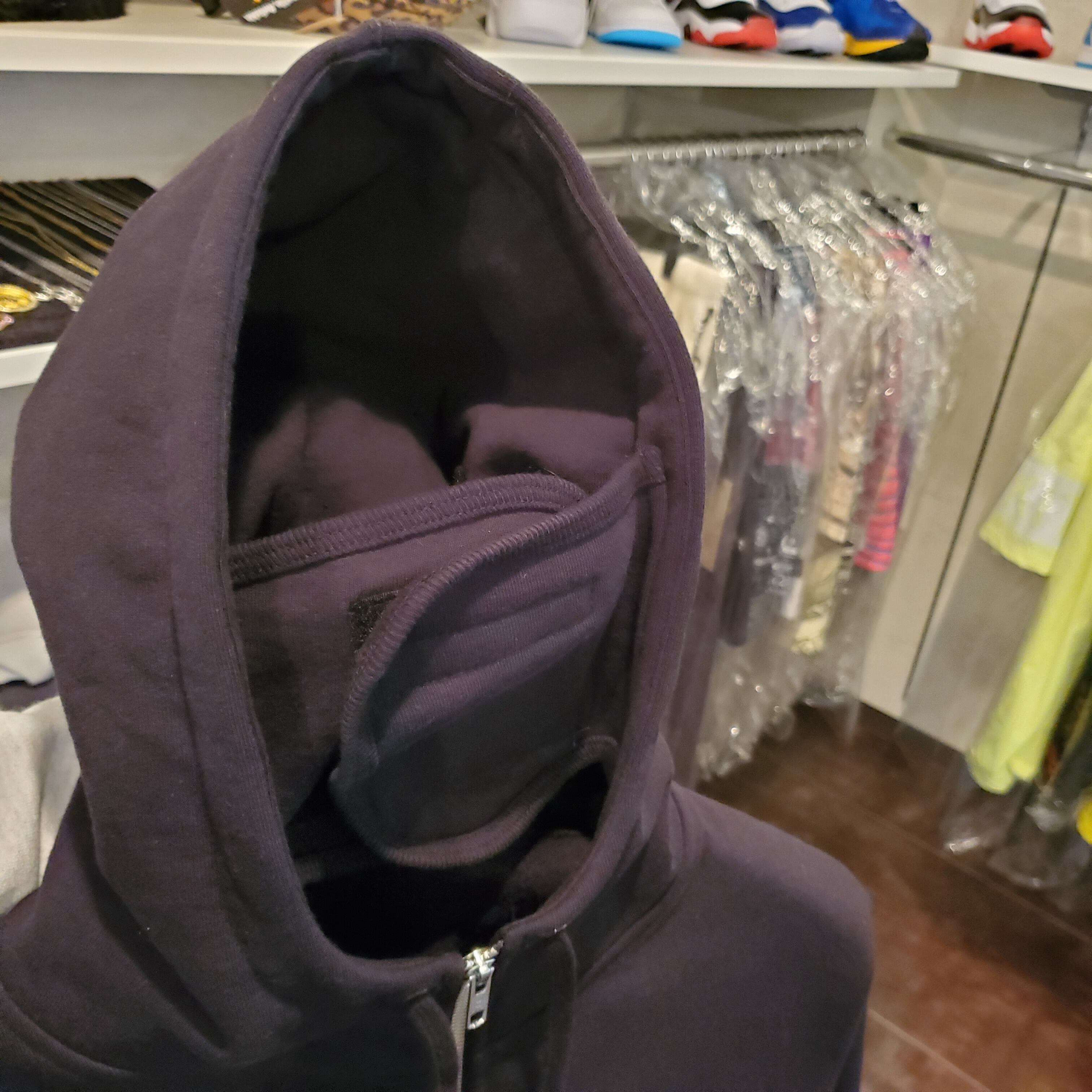 Supreme Small Box Facemask Zip Up Hooded Sweatshirt | muuneo