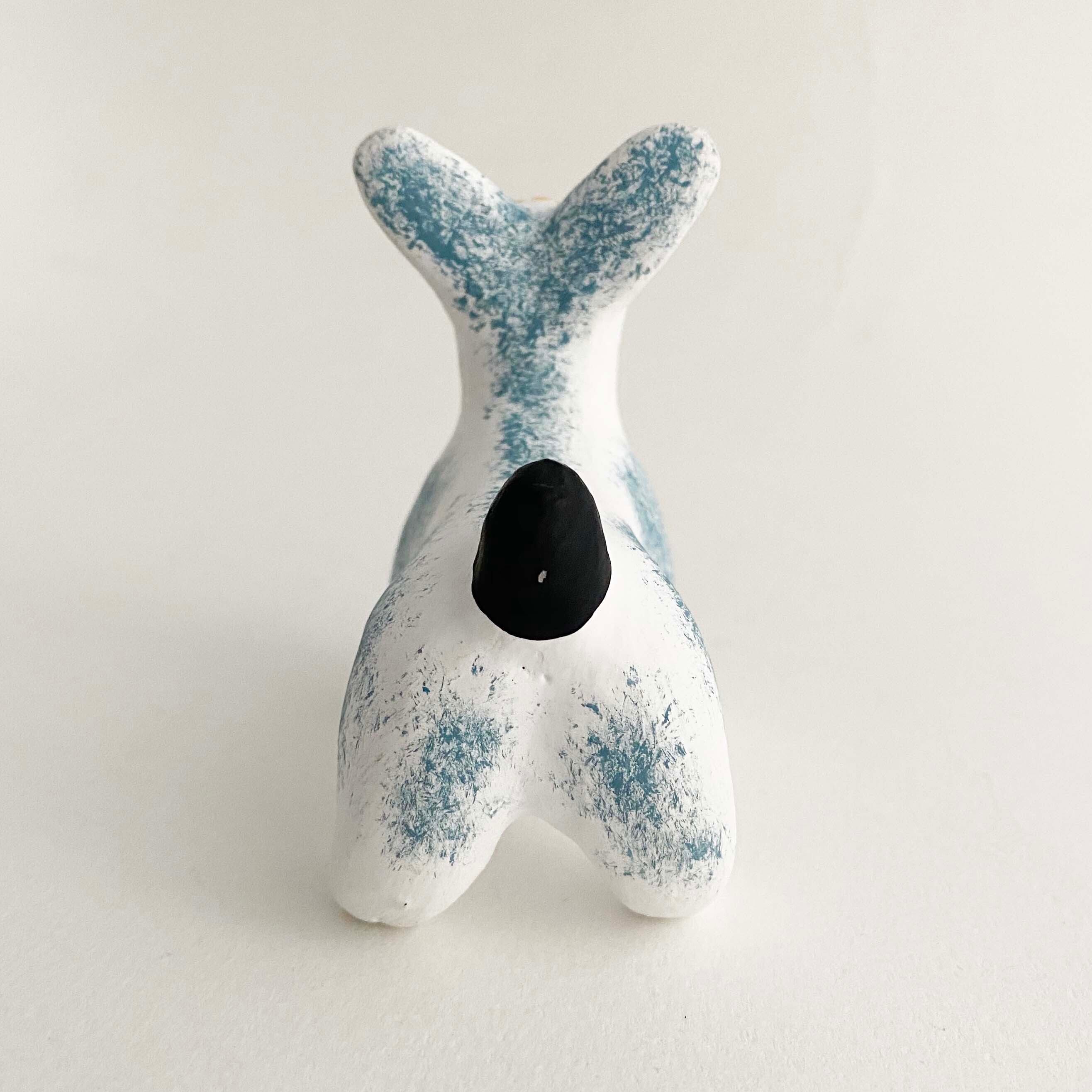 ディムコヴォ土人形 うさぎ / おすわり