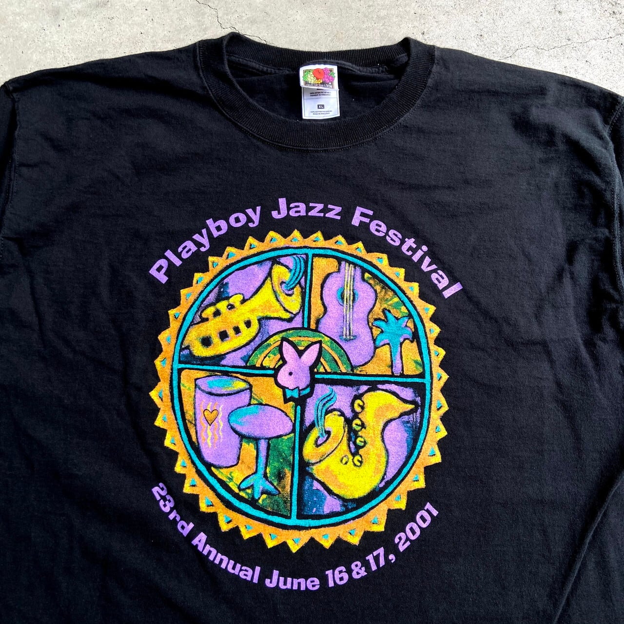 Playboy JAZZ FESTIVAL プレイボーイ バンドTシャツ メンズXL 古着 