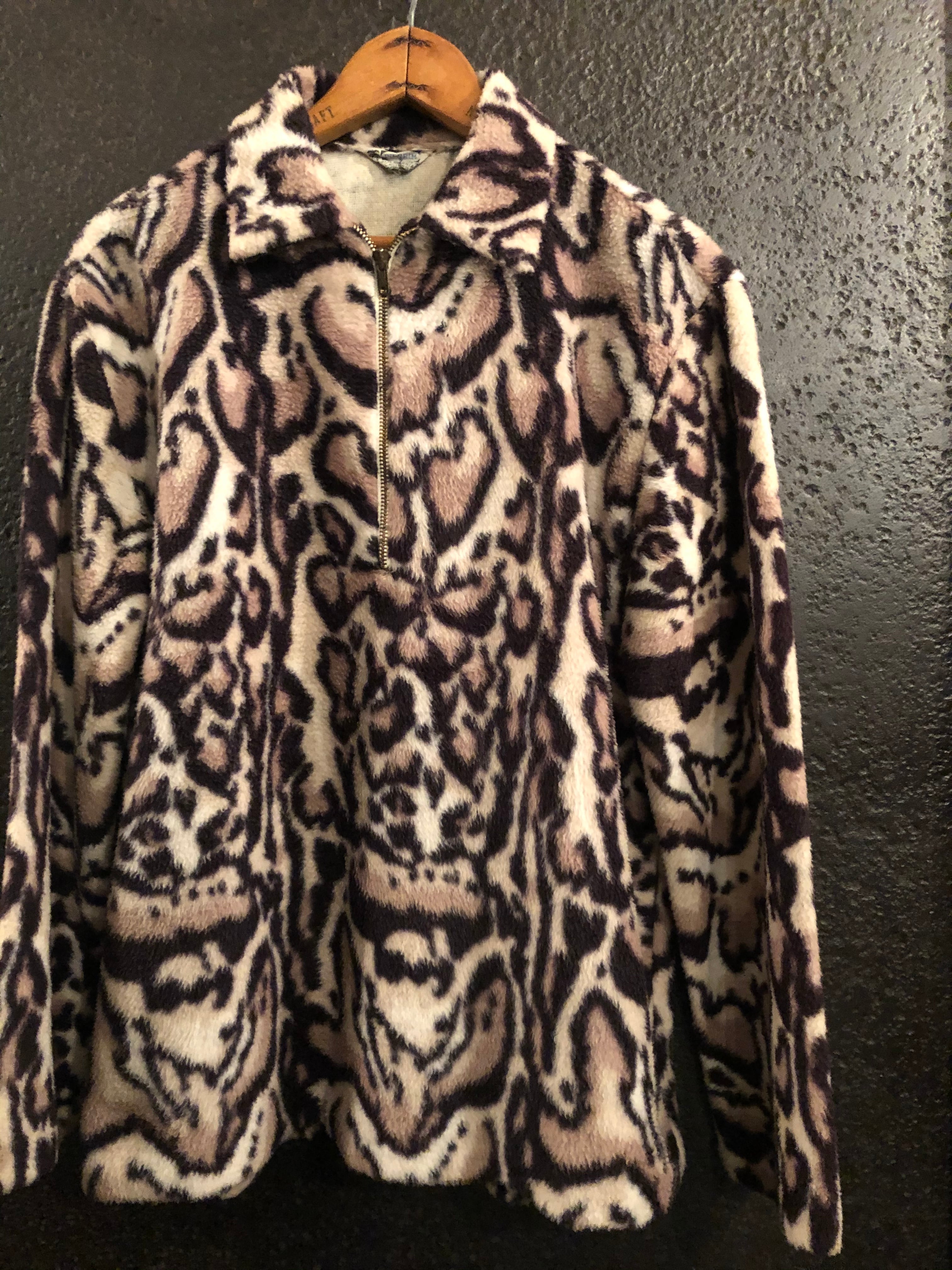 Late50's〜Early60's PILGRIM LEOPARD FLEECE PULL OVER SHIRTS