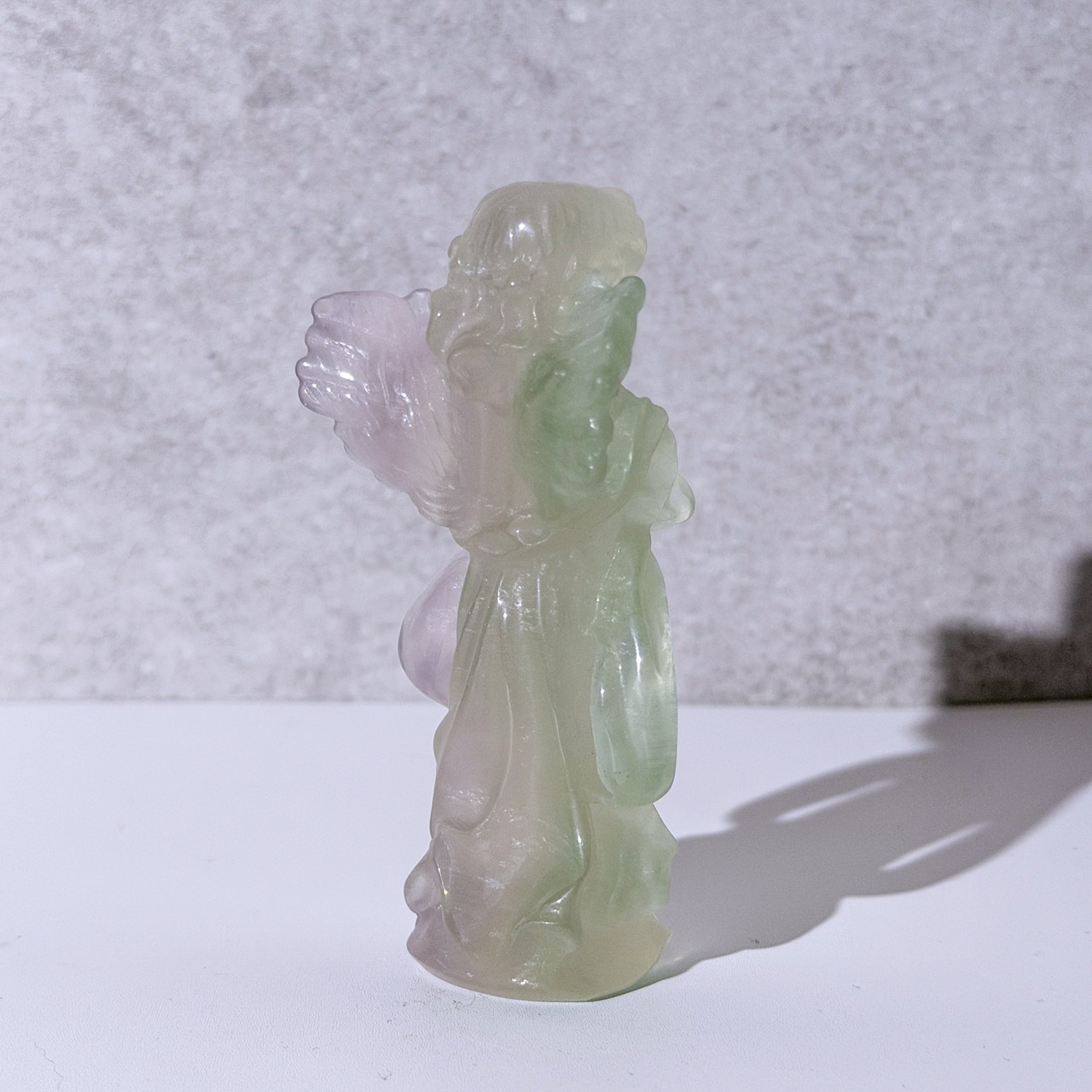 フローライト 天使 カービング * Fluorite * 天然石