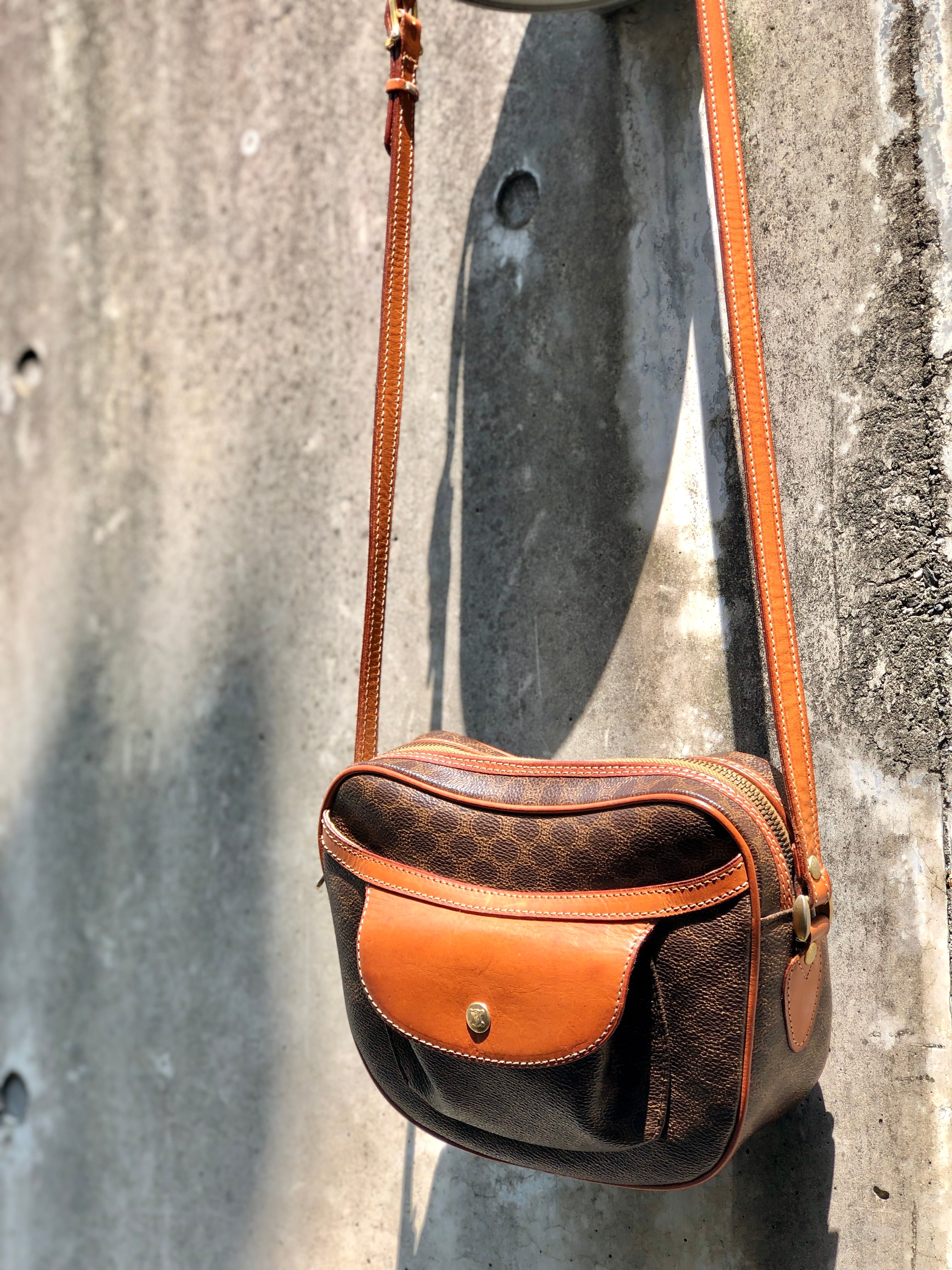 セリーヌ CELINE ミニショルダーバッグ ポシェット 2WAY レザー 黒