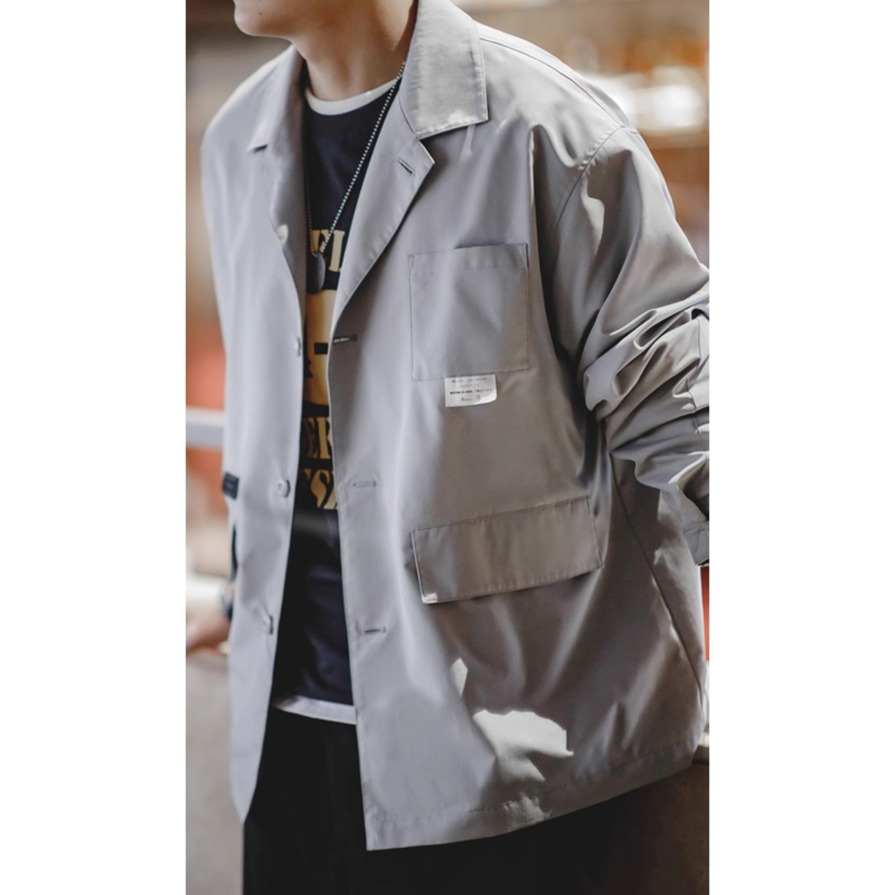 Mountain Works Button-Down Long Jacket ◇2color H0158