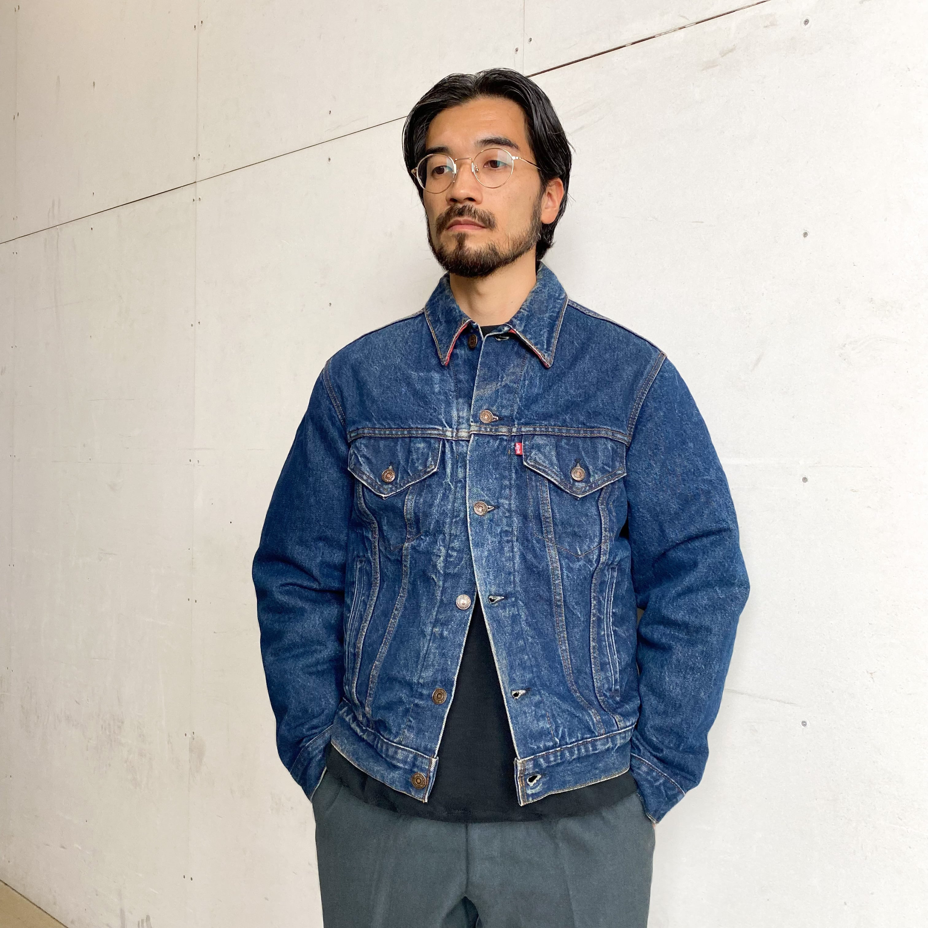 90's Levi's 70411-9316 Flannel Lined Denim Jacket / リーバイス