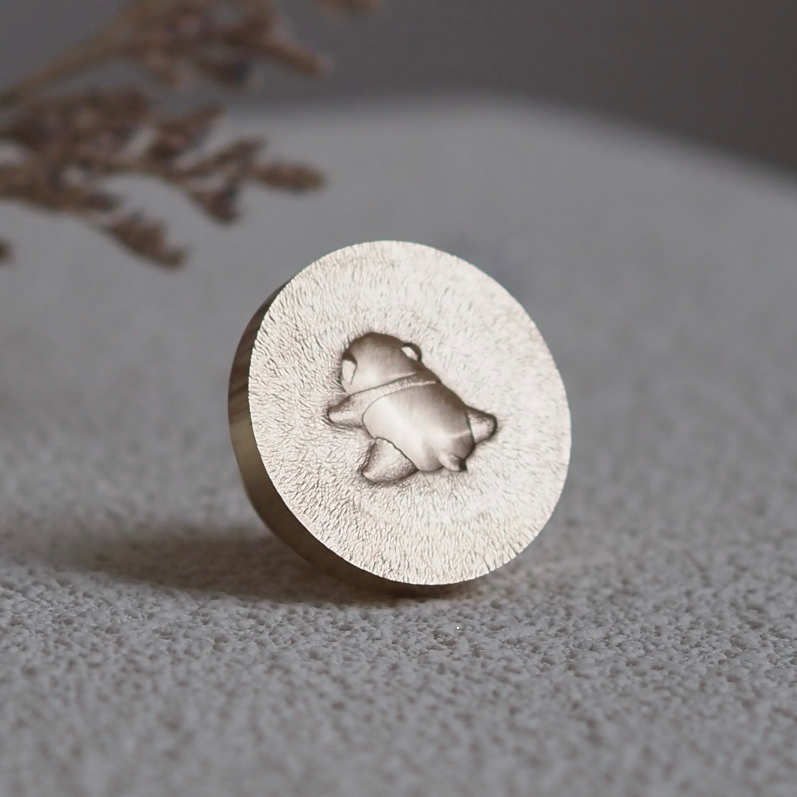 最終入荷】おやすみパンダ Resting Panda 25mm・シーリングスタンプ