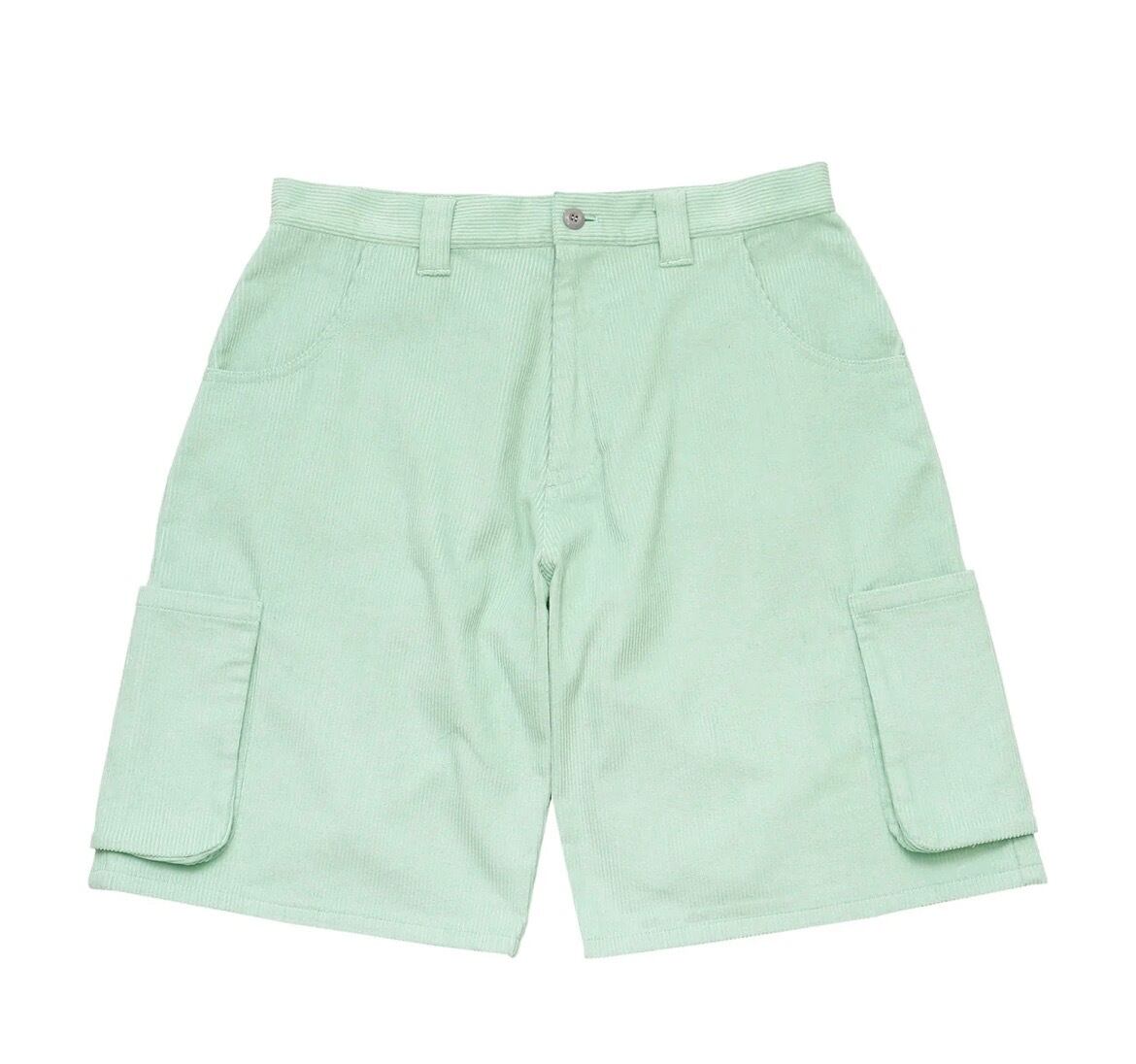 WHIMSY Corduroy Cargo Short MINT サイズL WHIMSY〉CORDUROY CARGO SHORT MINT | CABANON