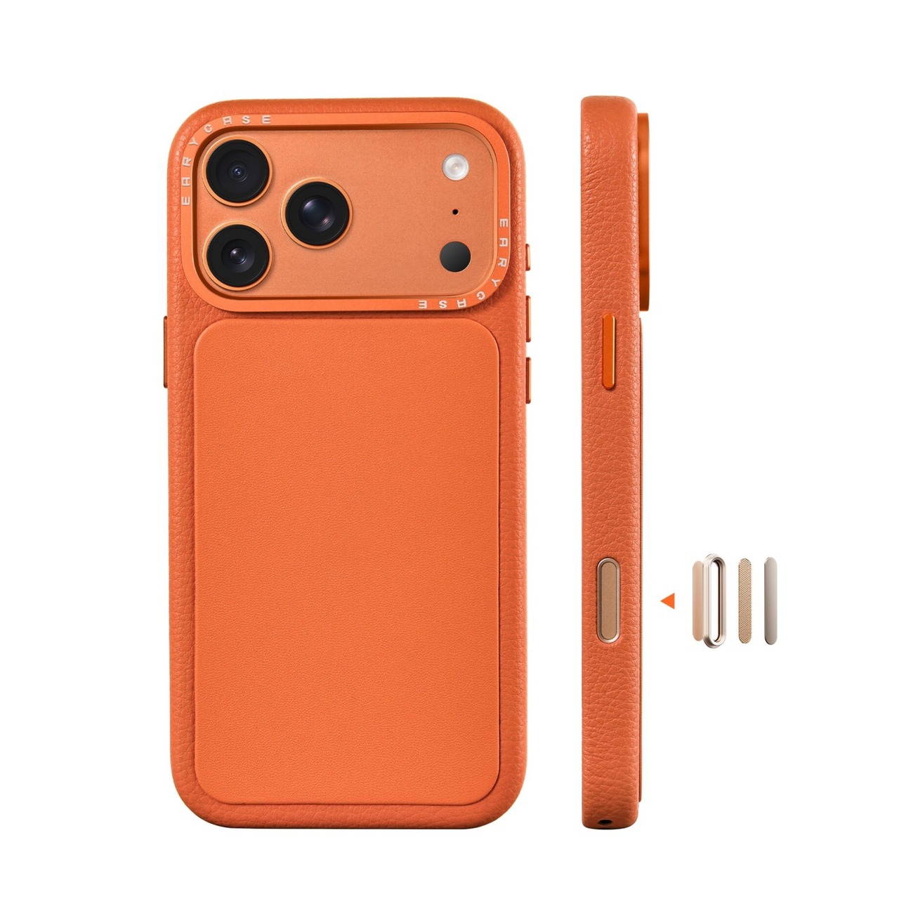 ◆iPhone 17Pro/17Pro Max◆ Leather Camera Control Cover Phone Case / レザー カメラ コントロール カバー スマホケース