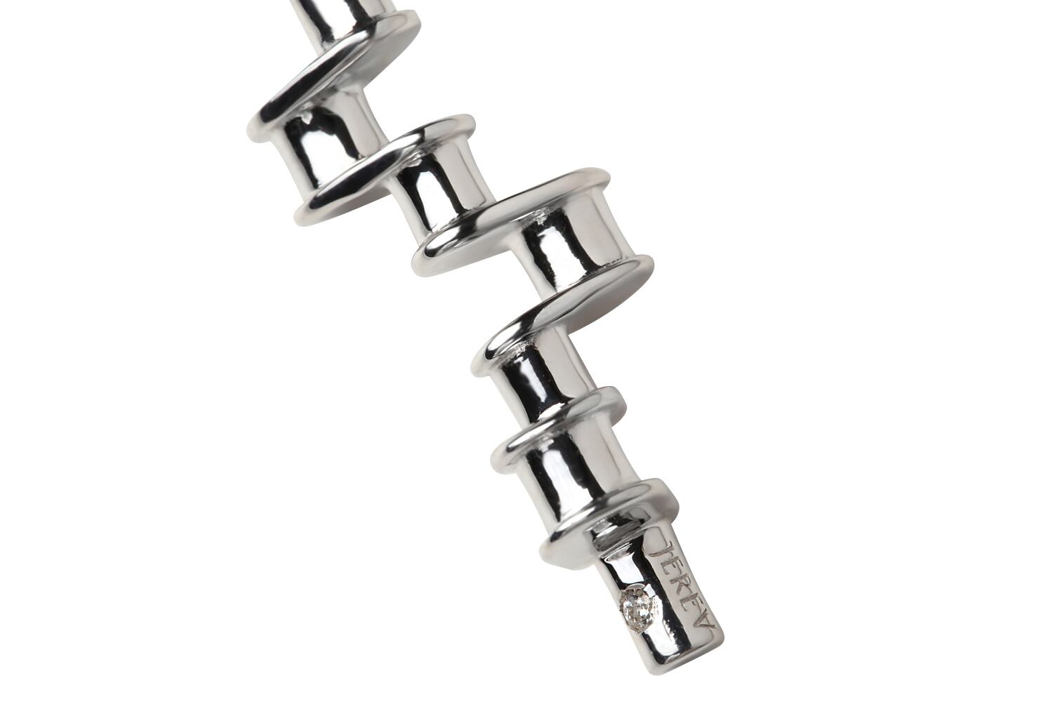 受注生産】クランクシャフト ペンダントネックレス シルバー/天然