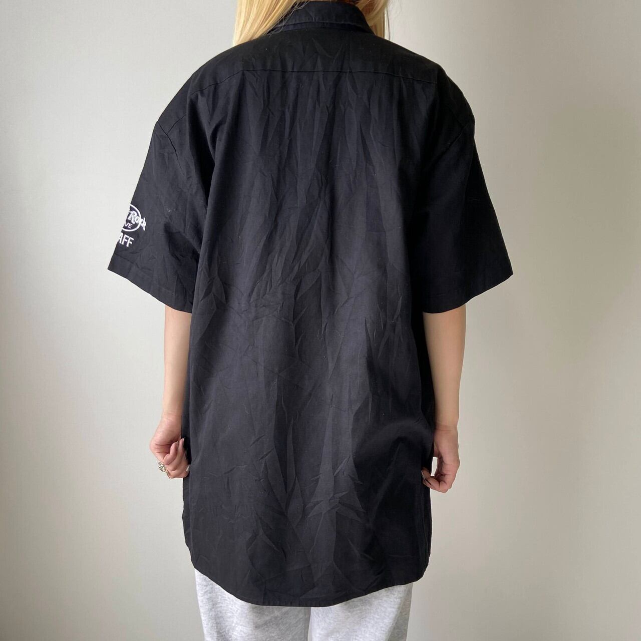 Dickies ディッキーズ Hard Rock ハードロックカフェ STAFF 刺繍 半袖