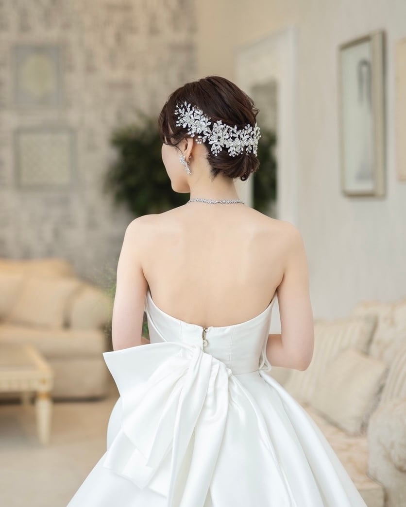 ヘッドドレスシルバーウェディング【AH2209-09】 | ブライダル