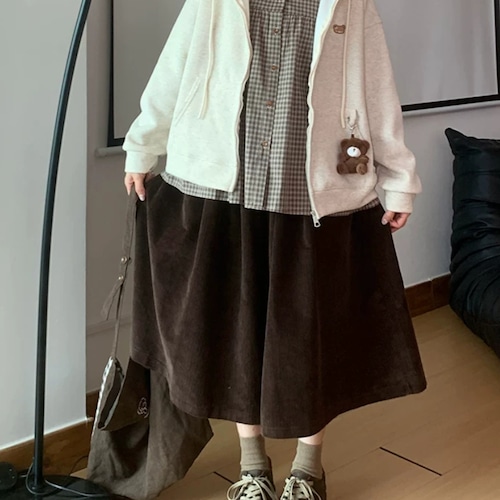 コーデュロイキュロットパンツ ・12552