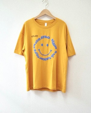 smile T-shirt <yellow orange>