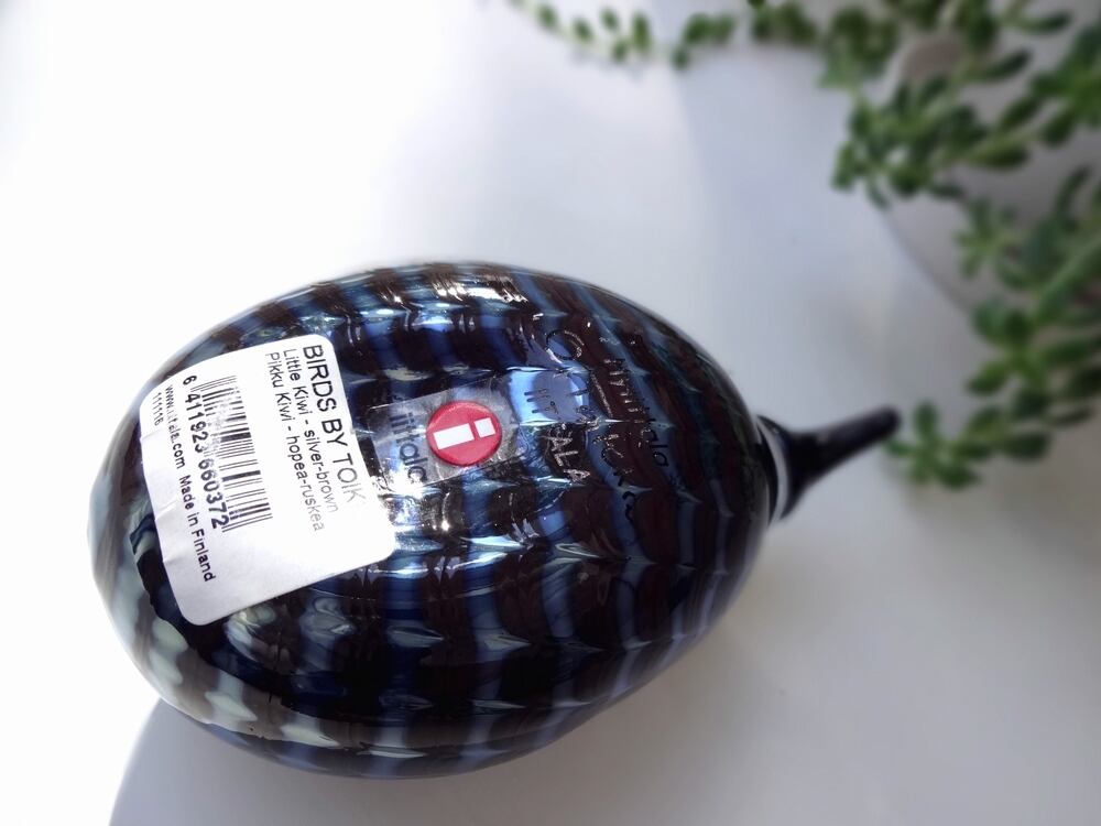 iittala / Toikka Little Kiwi Silver Brown Bird / イッタラ