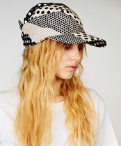 ハートロゴドットスカーフキャップ　CQ-48510