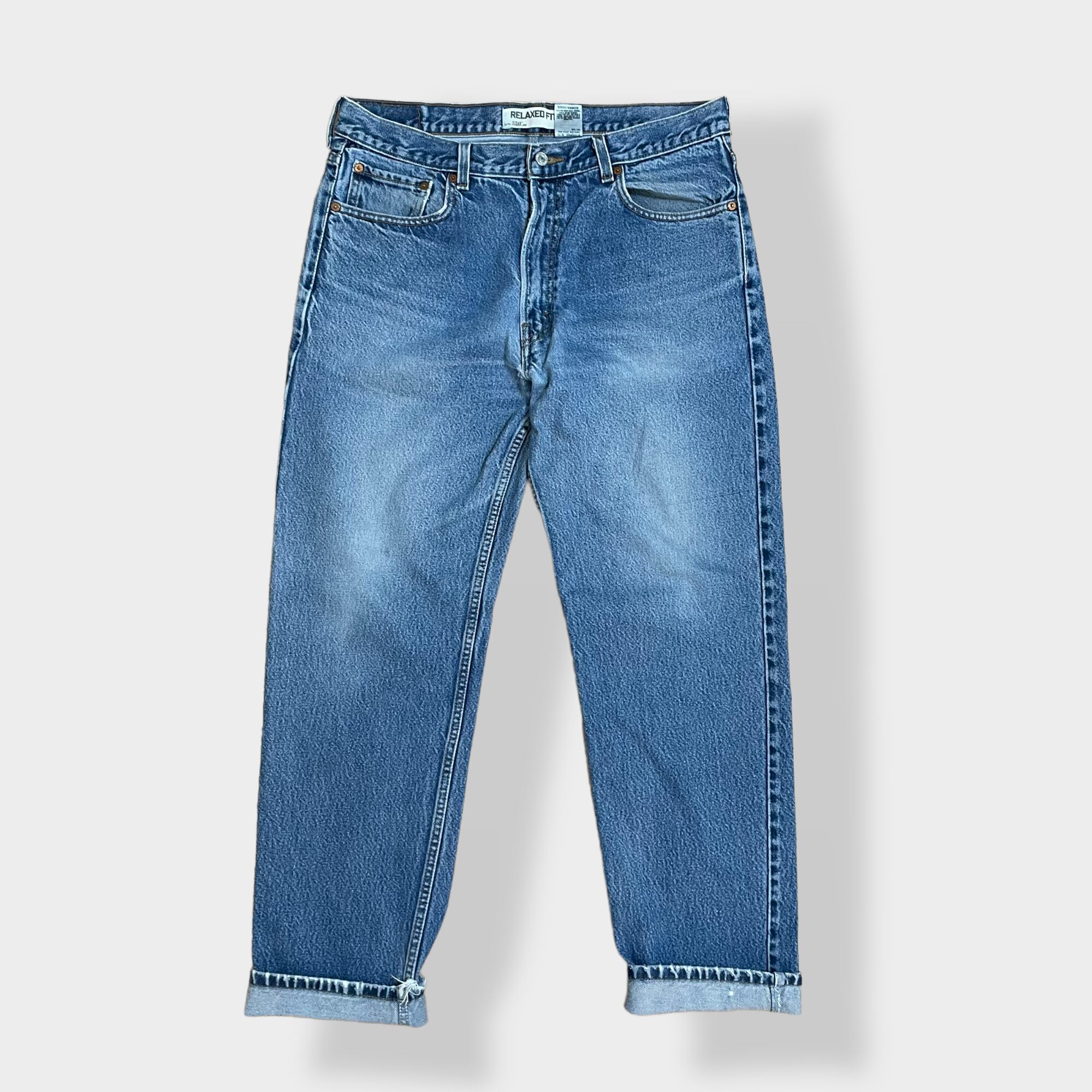 LEVI'S】550 ジーンズ デニム ジーパン ワイドテーパード ジッパー ...