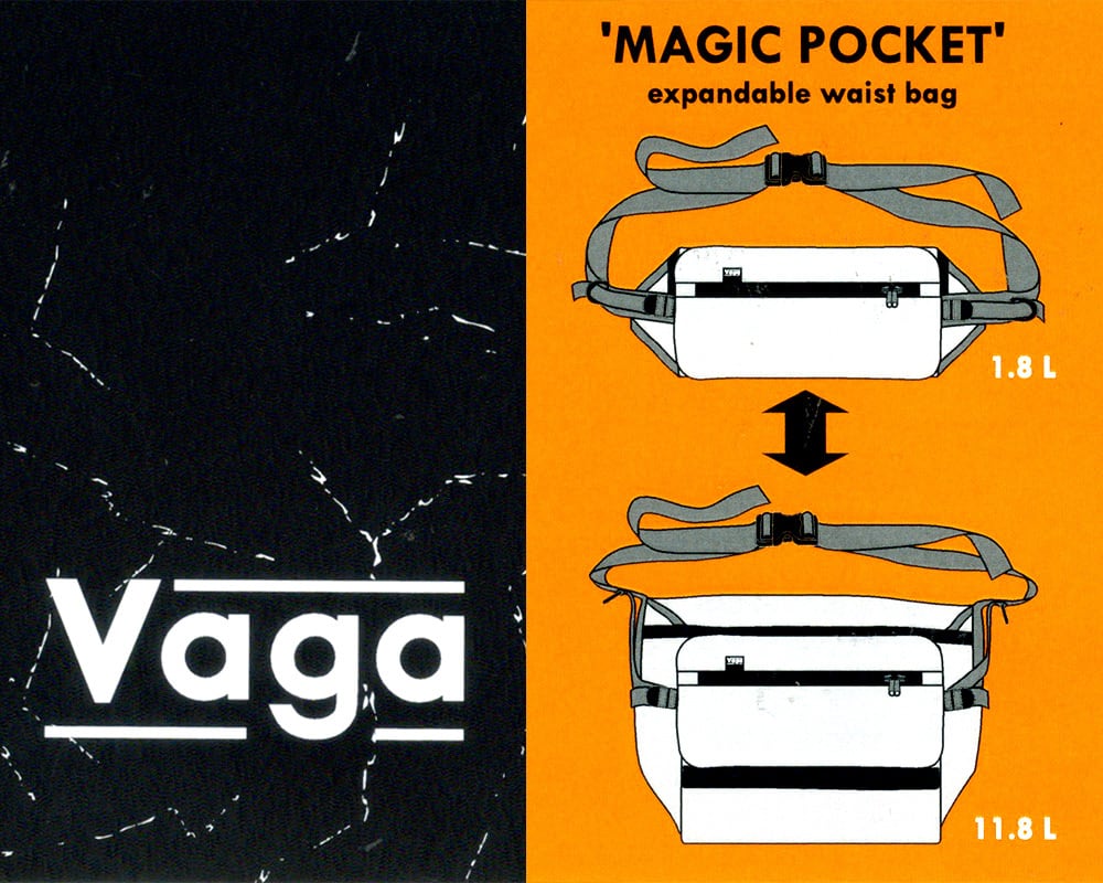 Vaga Magic pocket VAGA &frasl; MAGIC POCKET &frasl; BLACK | SOUTH TREE skateshop
