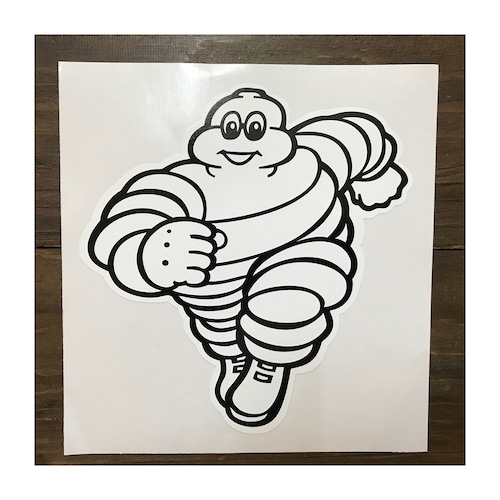 Michelin / Michelin Bibendum Running Towards Stickers. #182