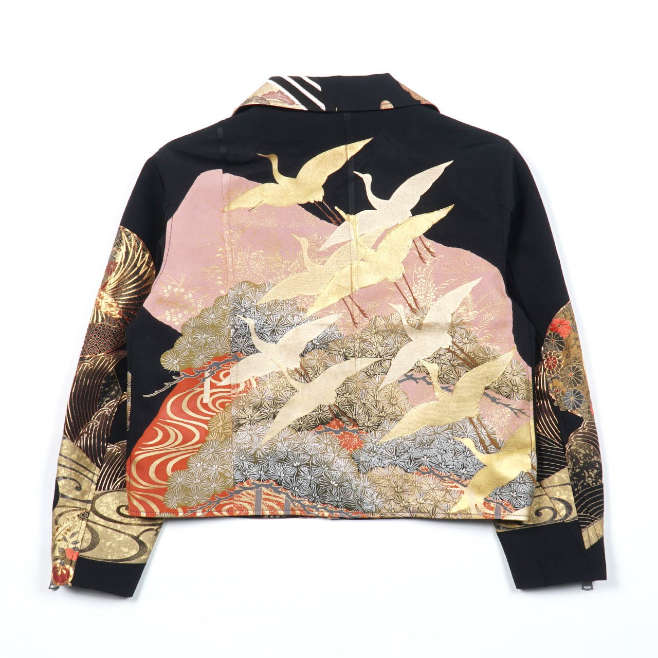【RJK-M003】再構築リメイク着物ライダースジャケット KIMONO RIDERS JACKET