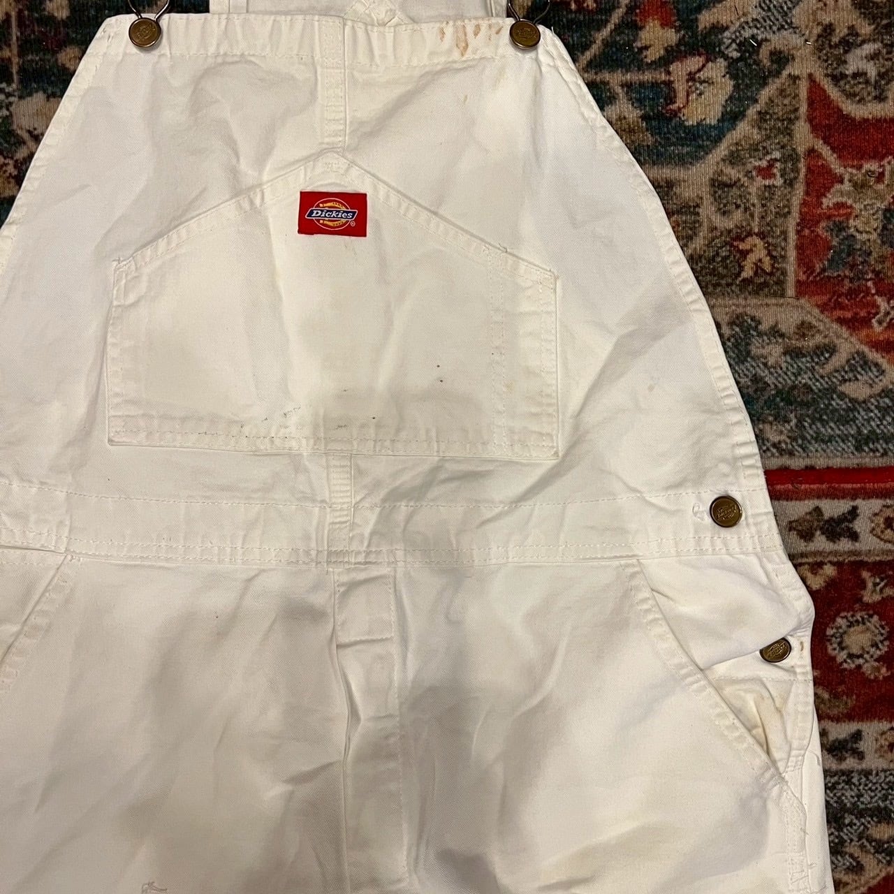90s〜 Dickies ペインター オーバーオール ワークパンツ ホワイト