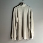 MITTAN KN-34 ウルグアイウールタートルセーター　薄灰