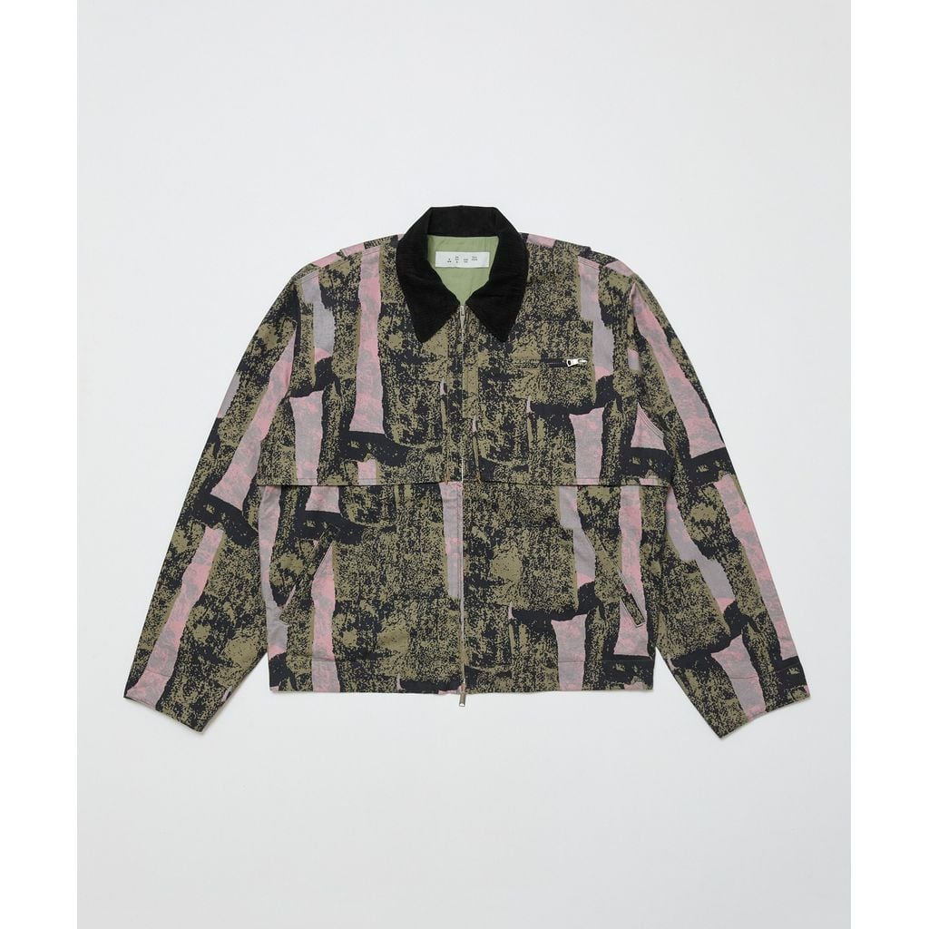 BAL COTTON CANVAS STEALTH POCKET WORK JACKET | MAROON WEBSTORE