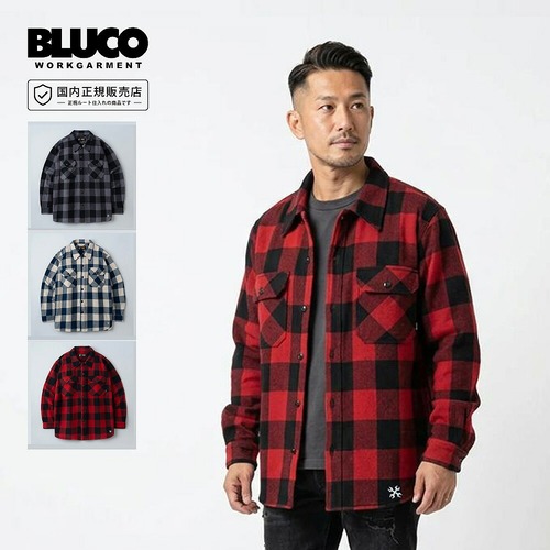 ブルコ BLUCO ヘビーフランネルチェックシャツ STANDARD WORK JACKET OL-012-021