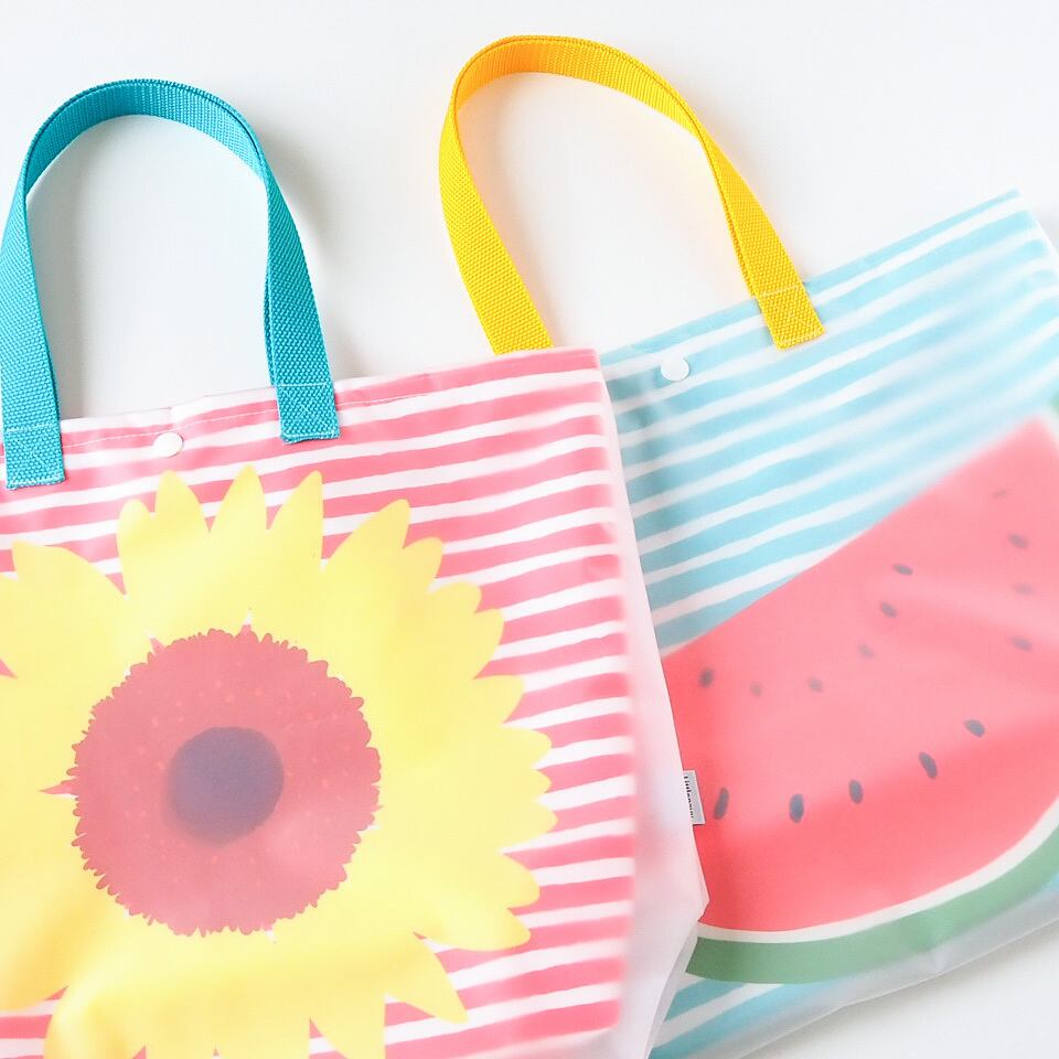 くったり夏のプールバッグ(すいか) | Littlenavy｜ ハンドメイドの
