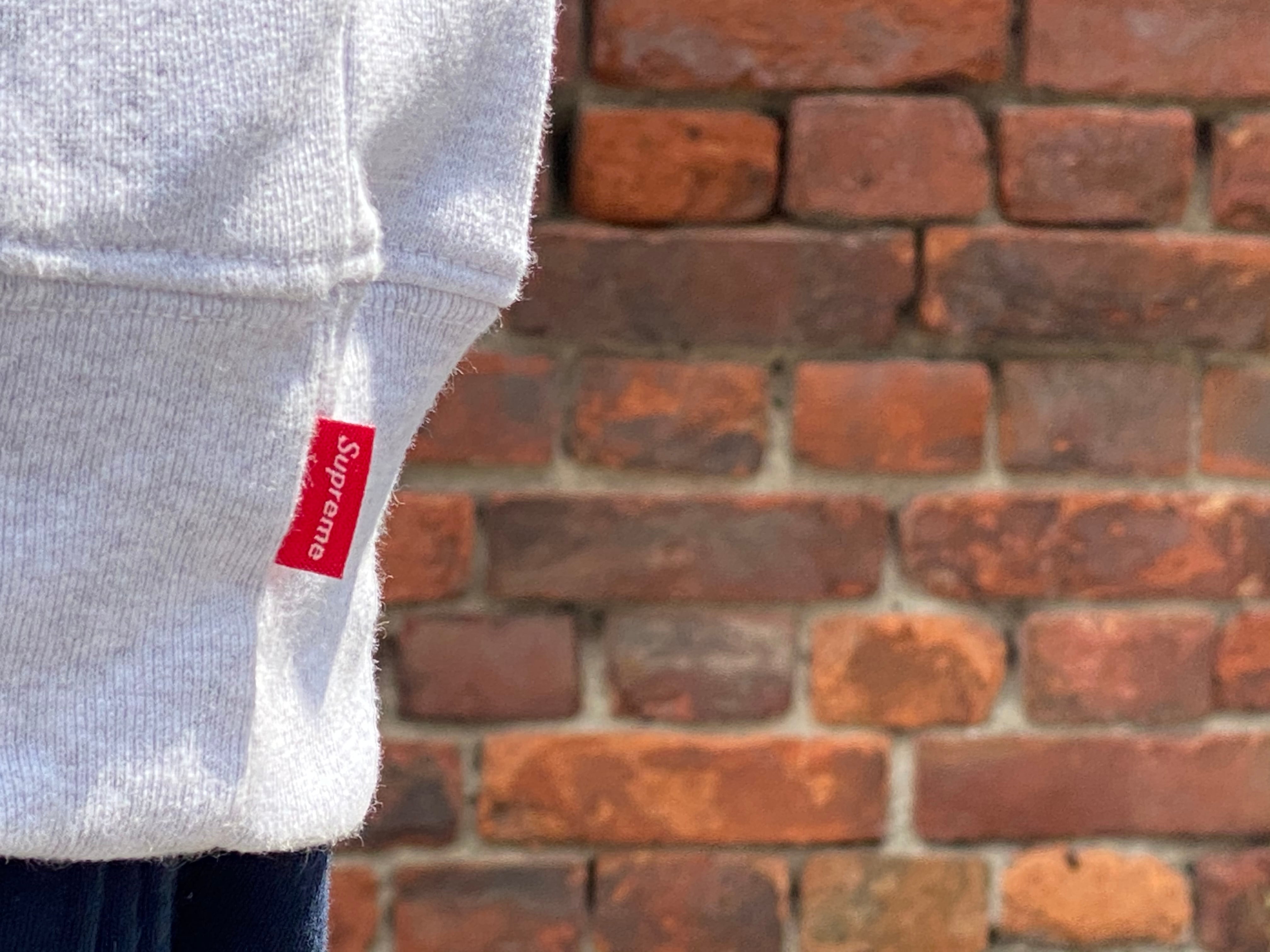 Supreme 19SS CHAIN LOGO CREWNECK ASH GREY MEDIUM 100HG6532 | BRAND 