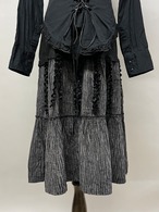 "A Foreign Brand" Black Middle Skirt