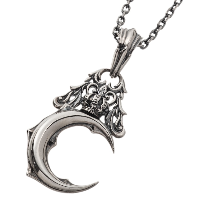 【新作】クレセントムーンペンダント AKP0147 Crescent moon pendant シルバーアクセサリー Silver jewelry