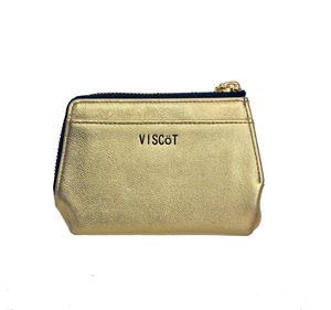 Metalic Zip Wallet　GOLD