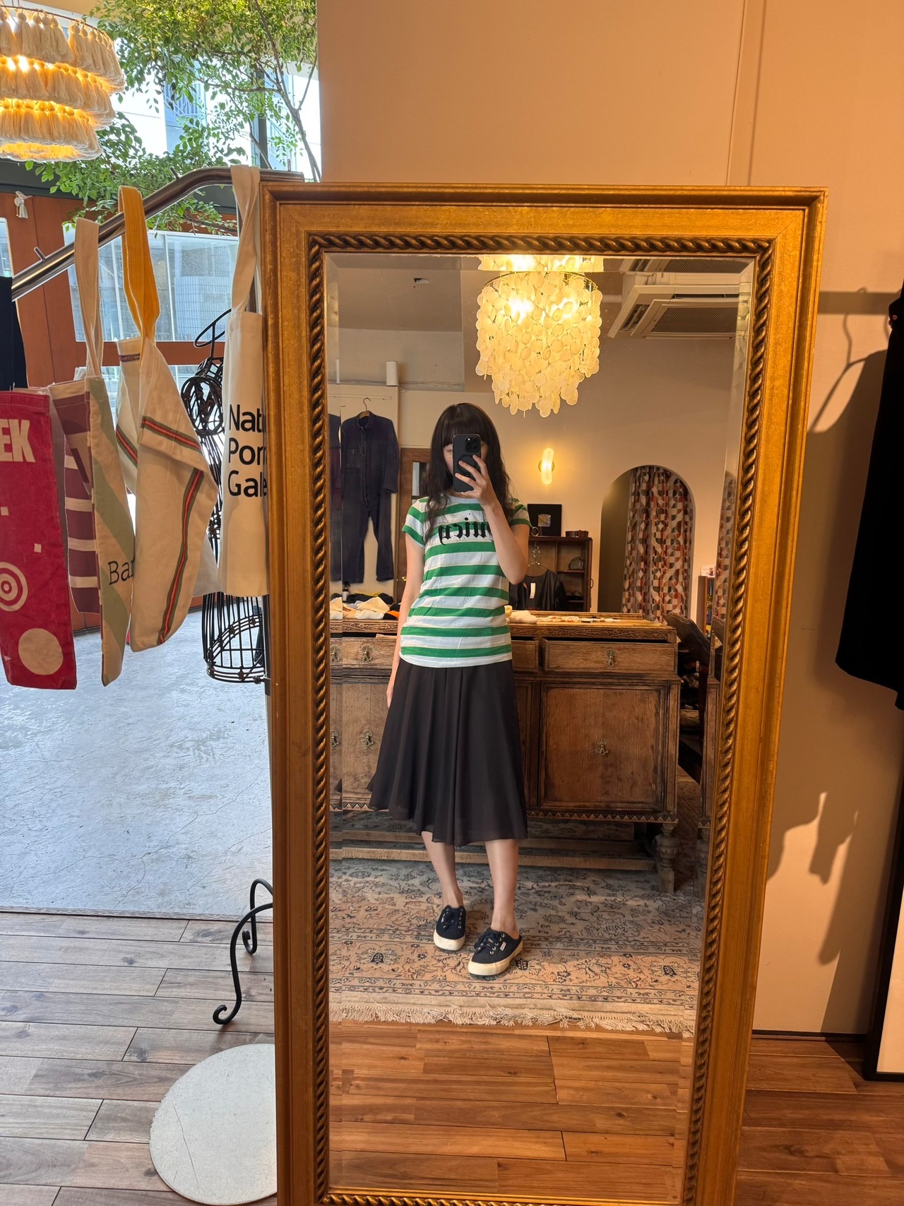 JUICY プリントボーダー Tシャツ