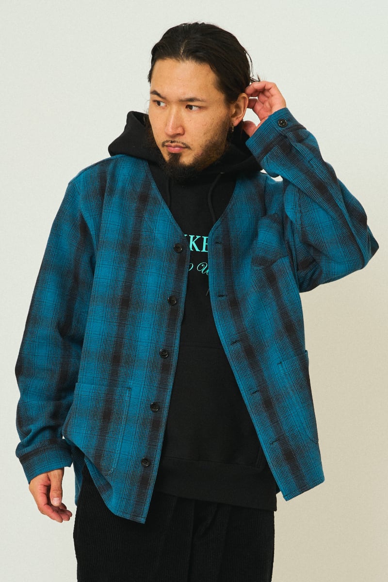 Heavy Flannel Cardigan - 102536200 | 【BIG MIKE / ビッグマイク