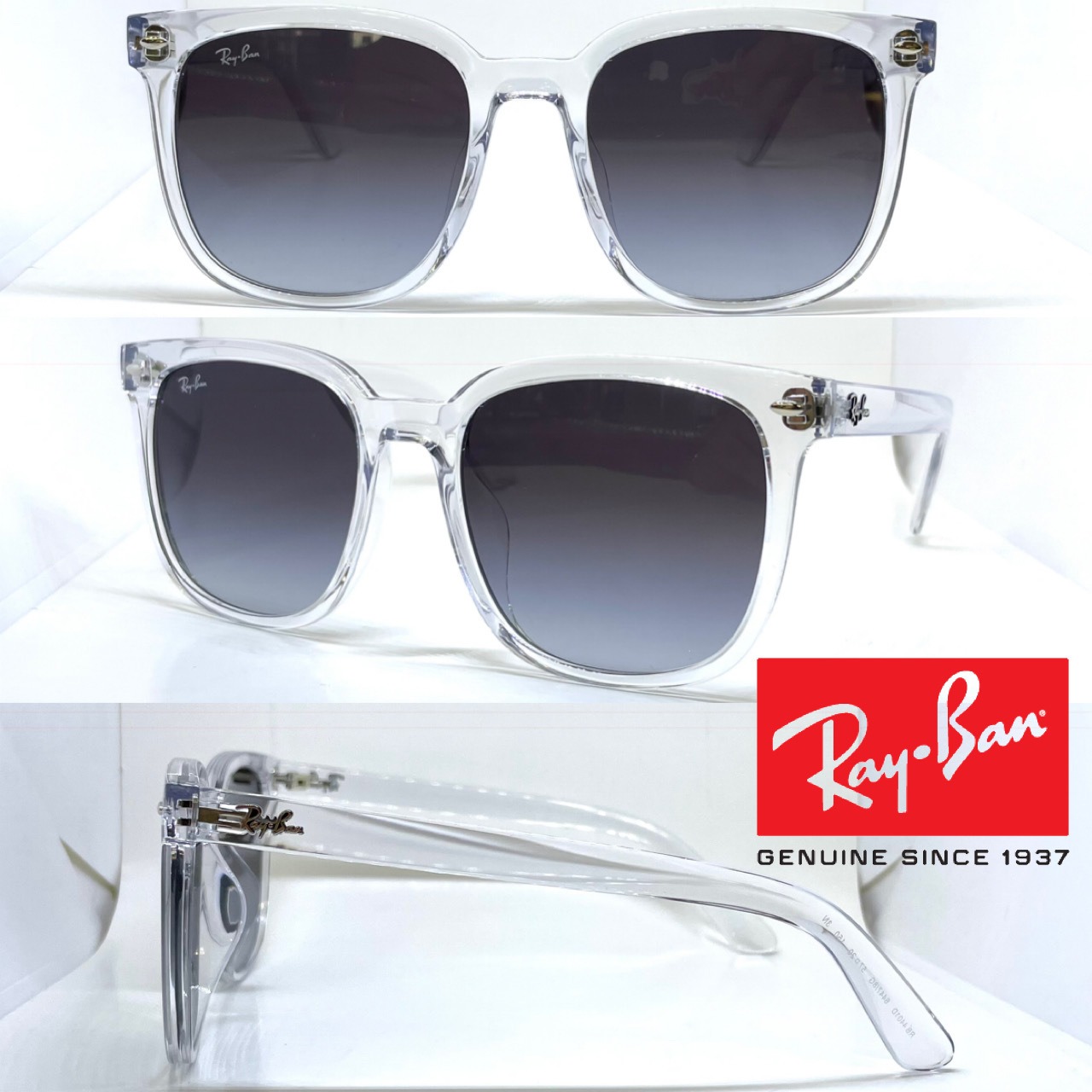 Ray Ban レイバン サングラス RB4401D 6447/8G クリア | メガネ 