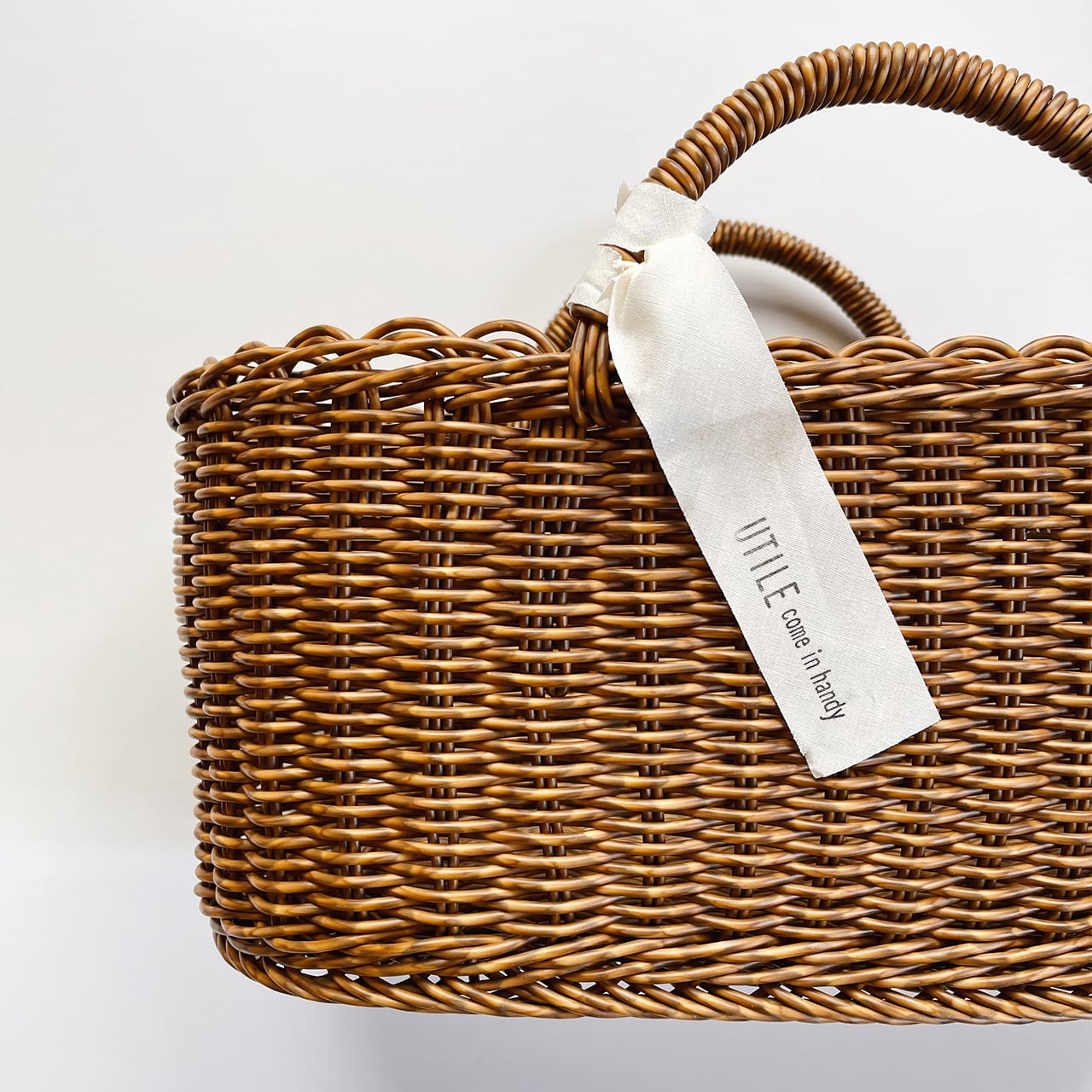 【新色追加】UTILE oval handle basket (Lsize)