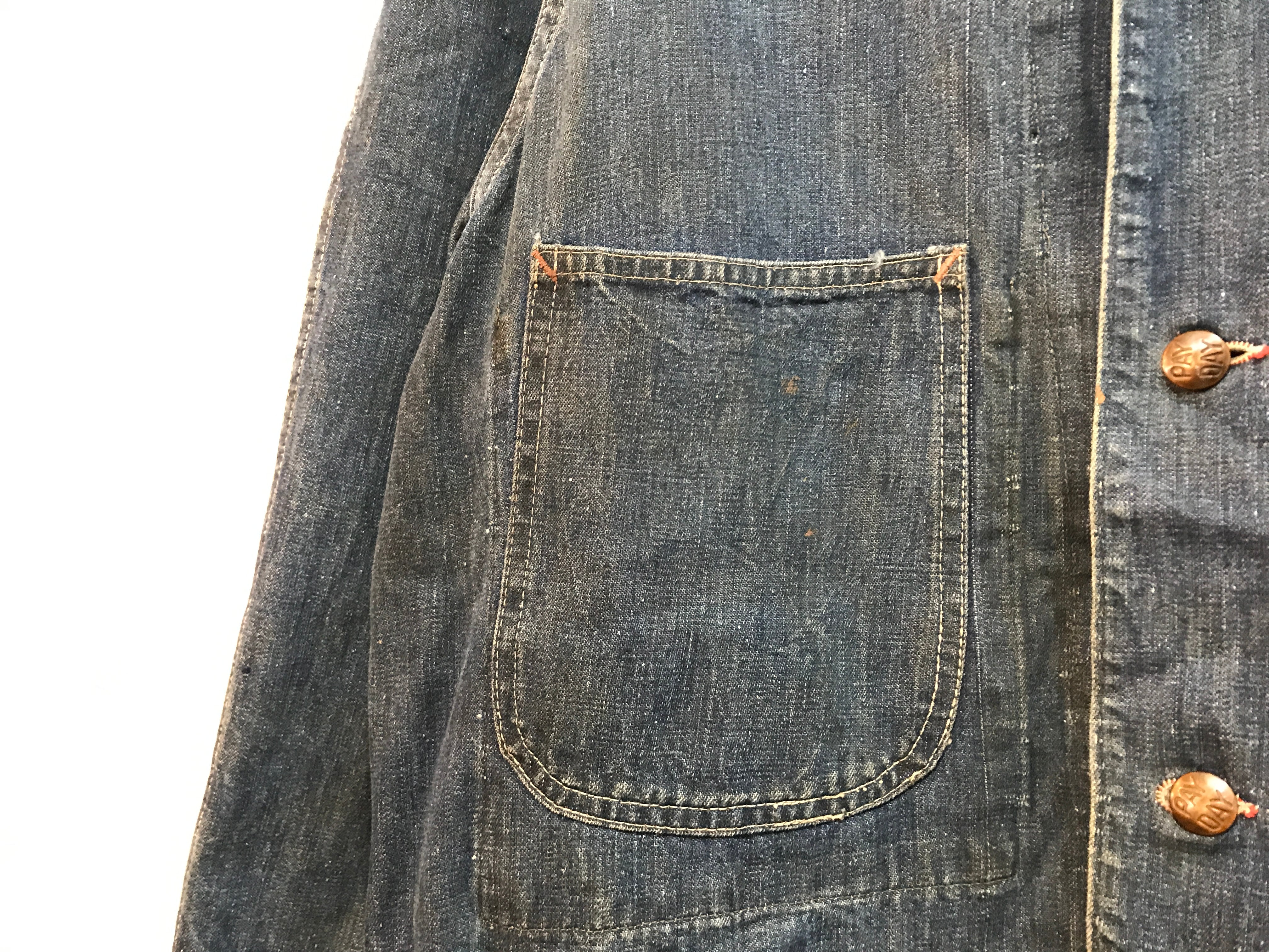 USED】40s Vintage PAY DAY ラグラン デニム カバーオール | PAY ID