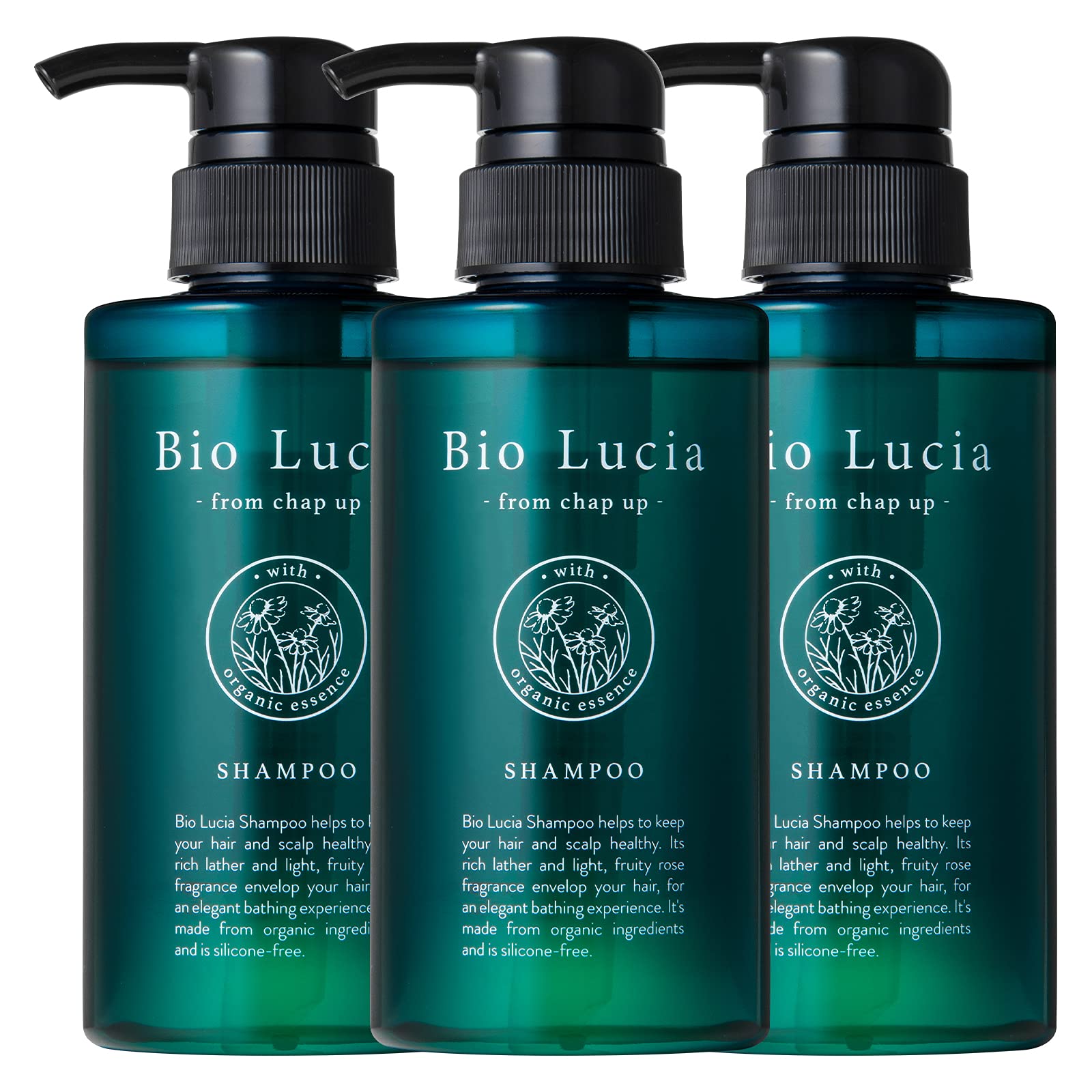 Bio Lucia（ビオルチア）オーガニック シャンプー 300mL×3本 アミノ酸