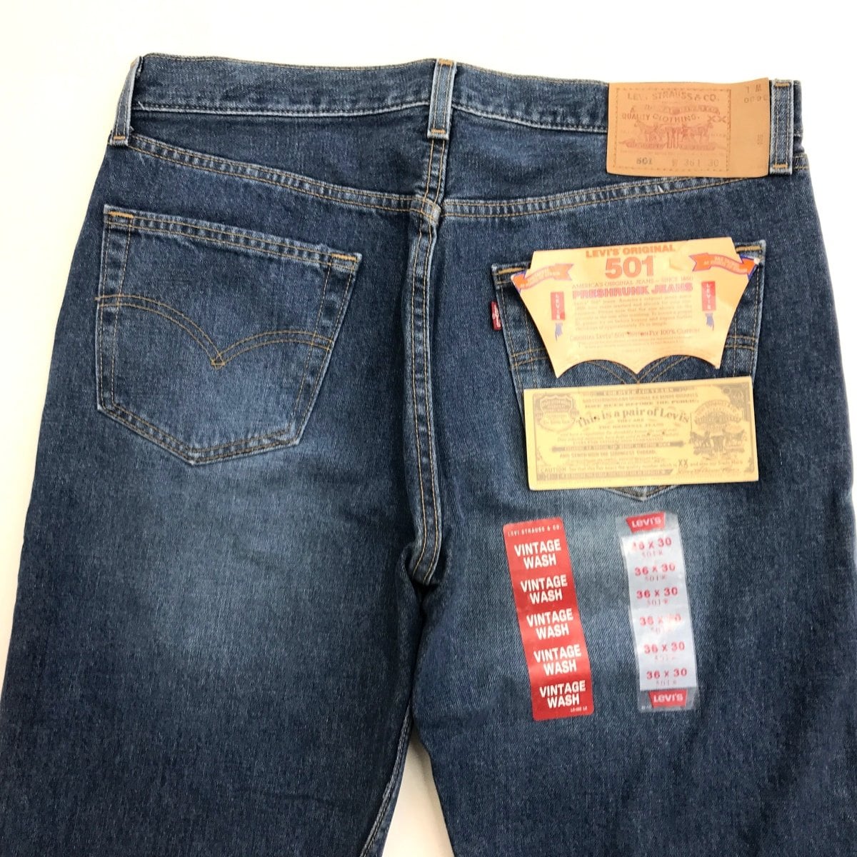 LEVI'S リーバイス 501 00年代 USA製 フラッシャー付き デッドストック