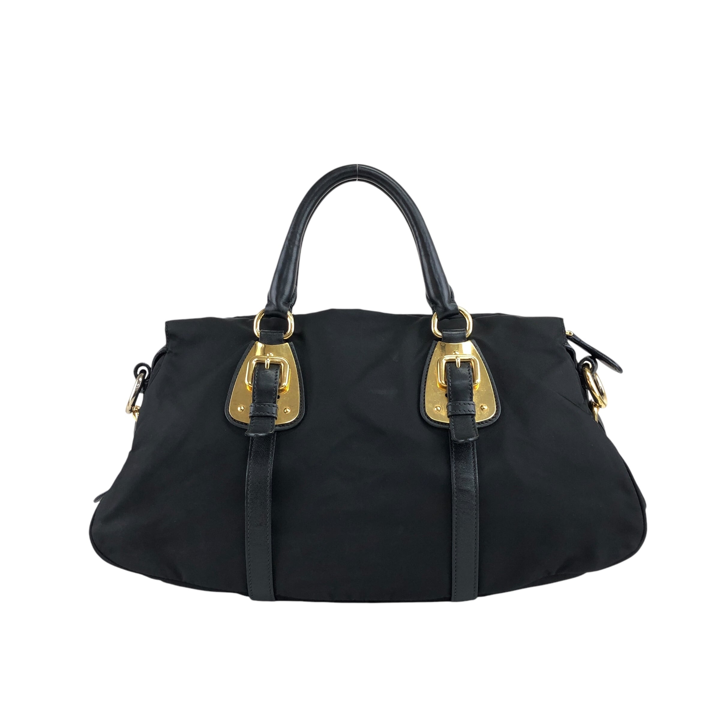PRADA プラダ ショルダーバッグ ブラック ロゴ ナイロン 2way