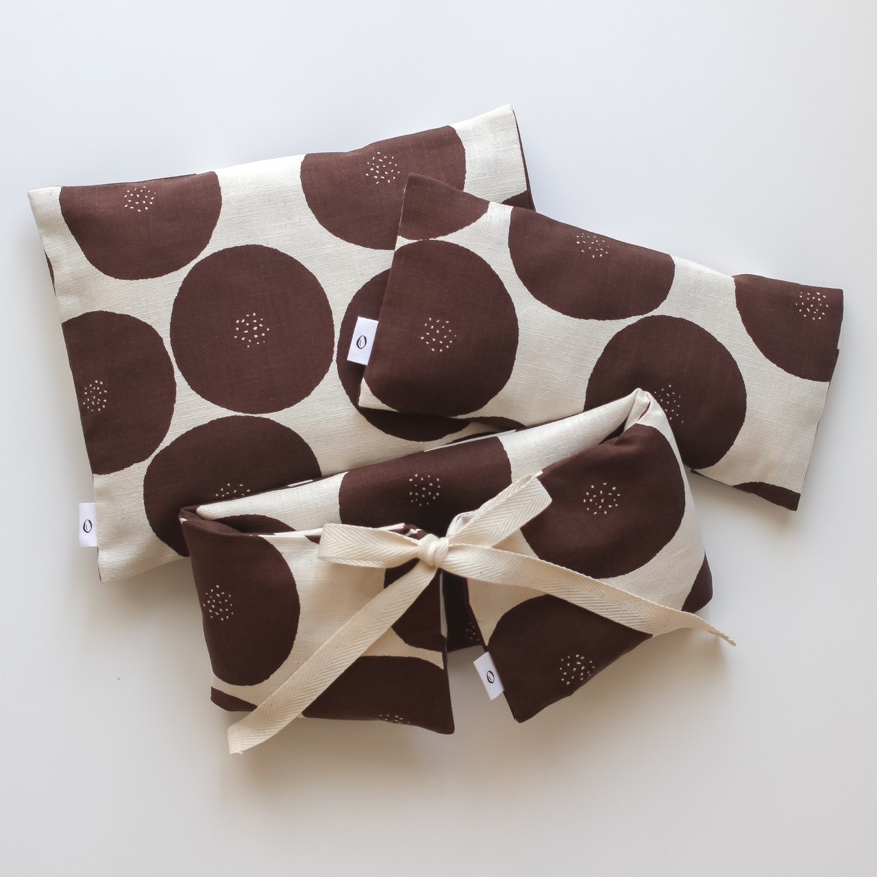 再販《大判サイズ》米ぬか・玄米カイロ（選べるハーブ）あんぱん柄 カバー付