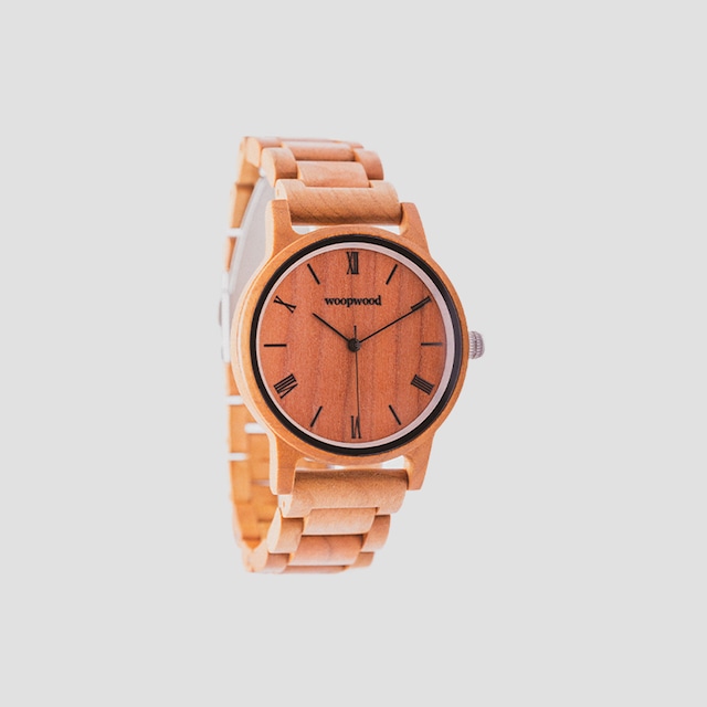 木製腕時計　”Musuhi”【SAKURA】