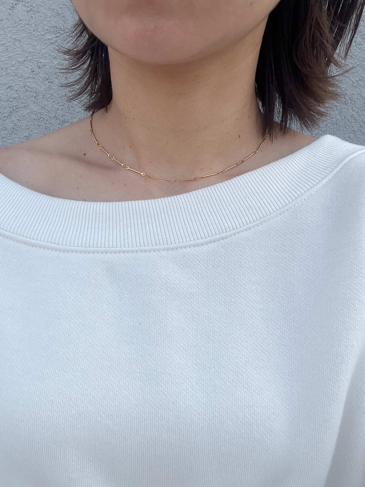 ボーンチェーンネックレス