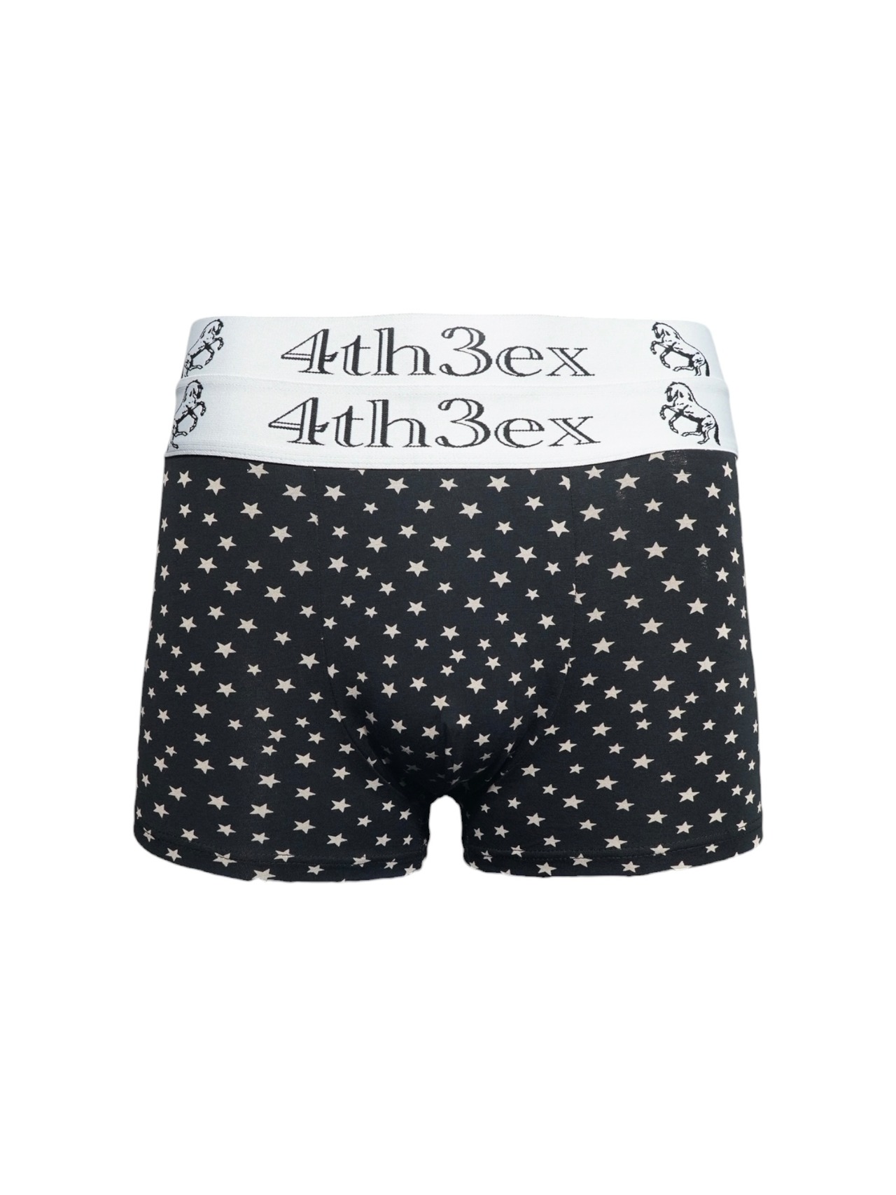【Fourth3ex】Warhorse Embroidered Double-Waistband Boxers