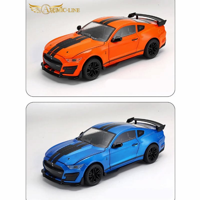 フォード マスタング GT500 SHELBY 1/18 ミニカー 全4色 ライト点灯