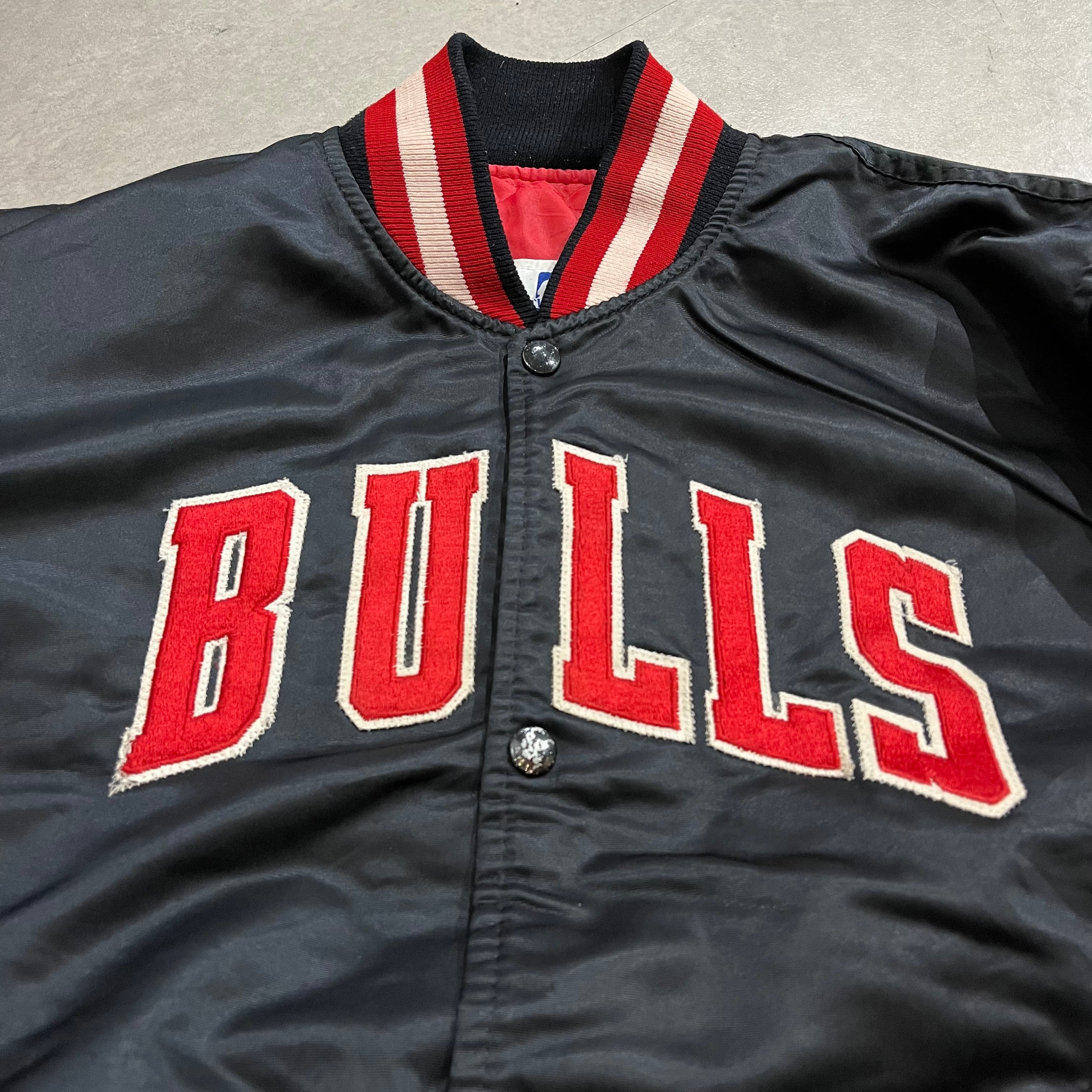 90年代 size：L【 BULLS 】STERTER ブルズ スターター シカゴブルズ ...