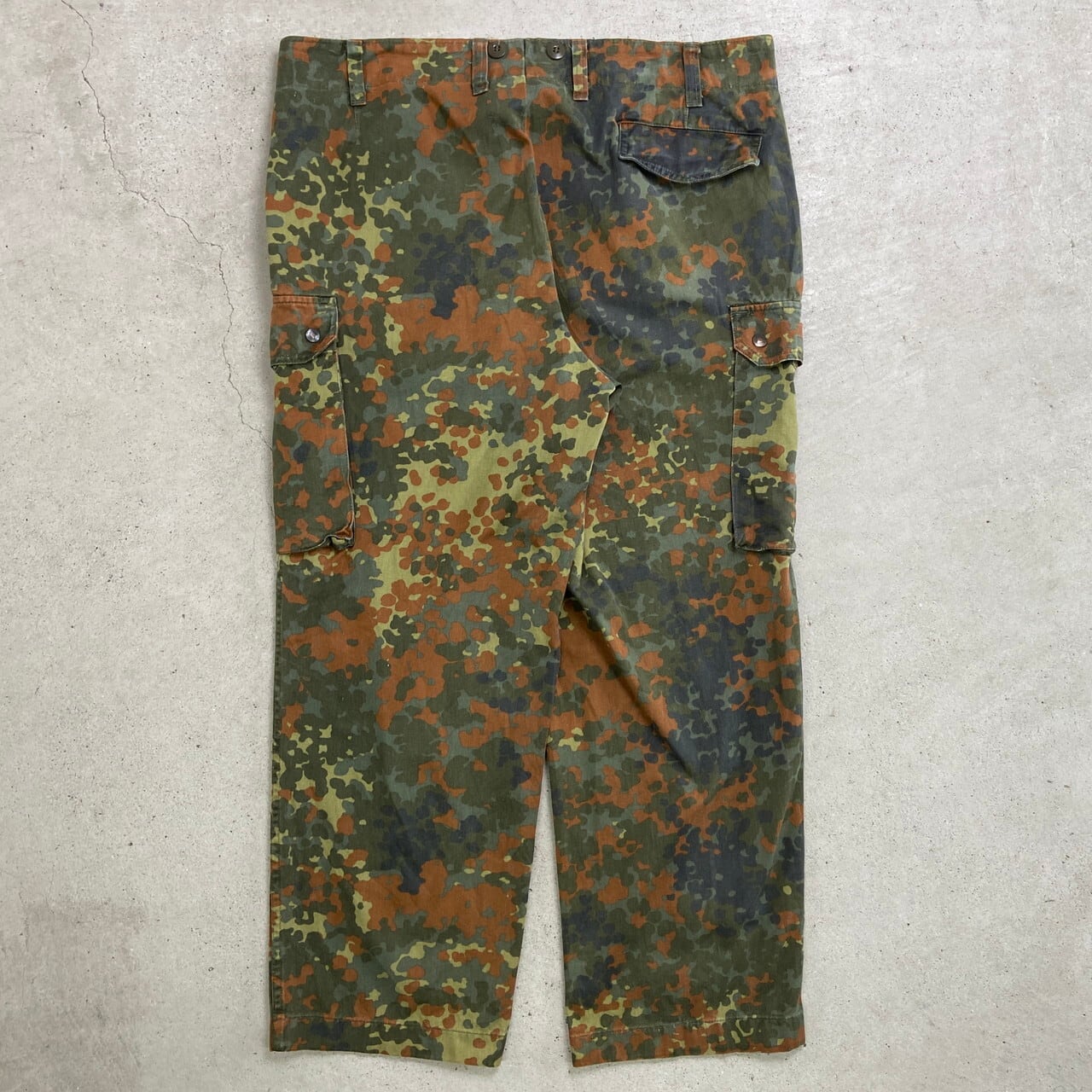 90年代 ドイツ軍 フレクターカモ カーゴパンツ メンズW38相当 古着 90s