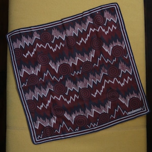 80-90s, HIROKO KOSHINO Graphic Square Handkerchief, 44.5cm