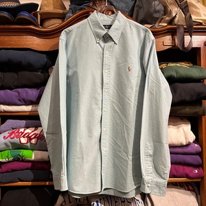 1990's ralph lauren buttondown shirt XL Philippine製 D1193