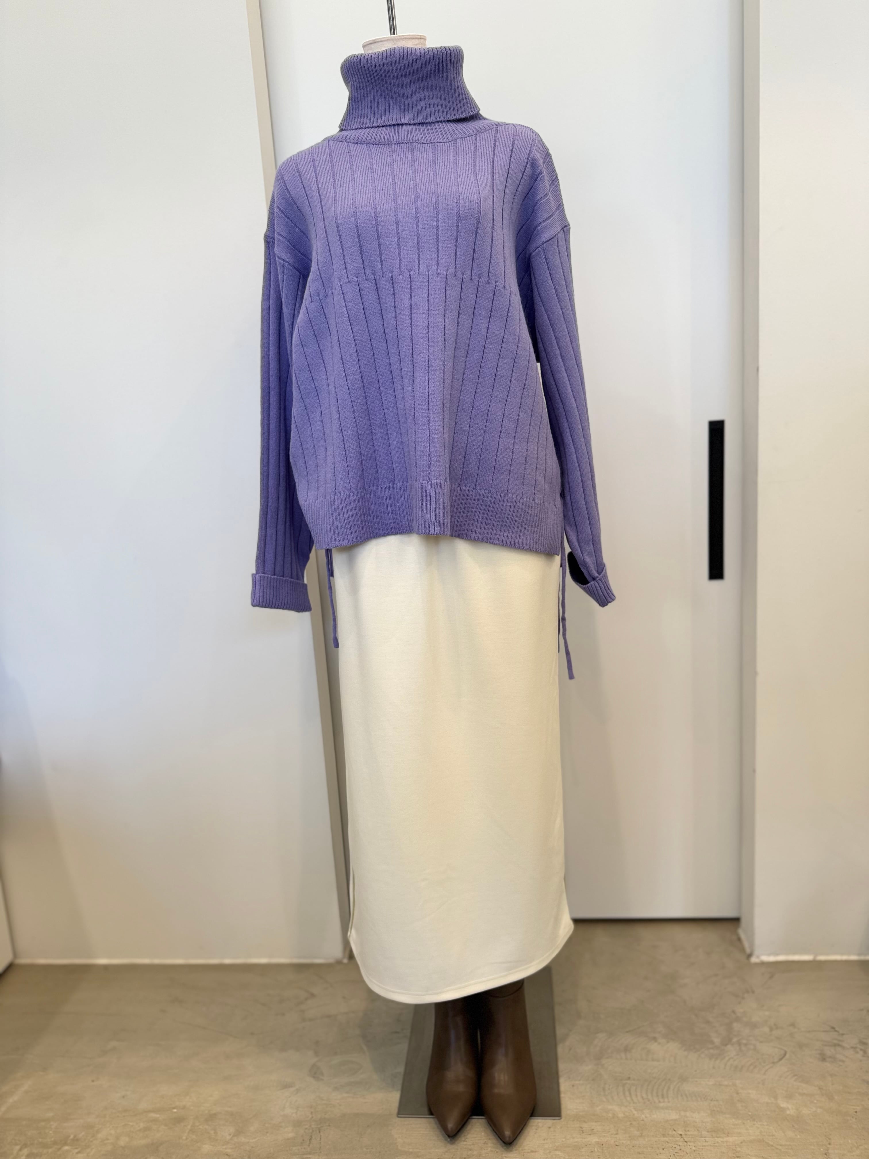 【DONA MARIE】オフタートルワイドリブニット 861027