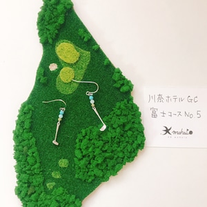 川奈ホテルGCジオラマ　富士コース No.5Hole